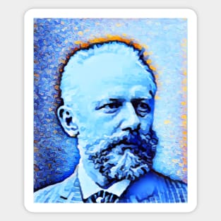 Pyotr Ilyich Tchaikovsky Portrait | Pyotr Ilyich Tchaikovsky Artwork | Pyotr Ilyich Tchaikovsky 14 Sticker